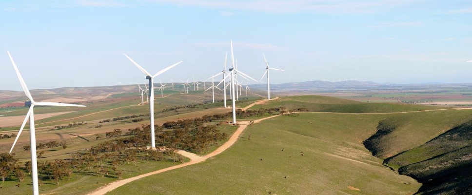 Clements Gap wind farm and the sustainable communities fund.